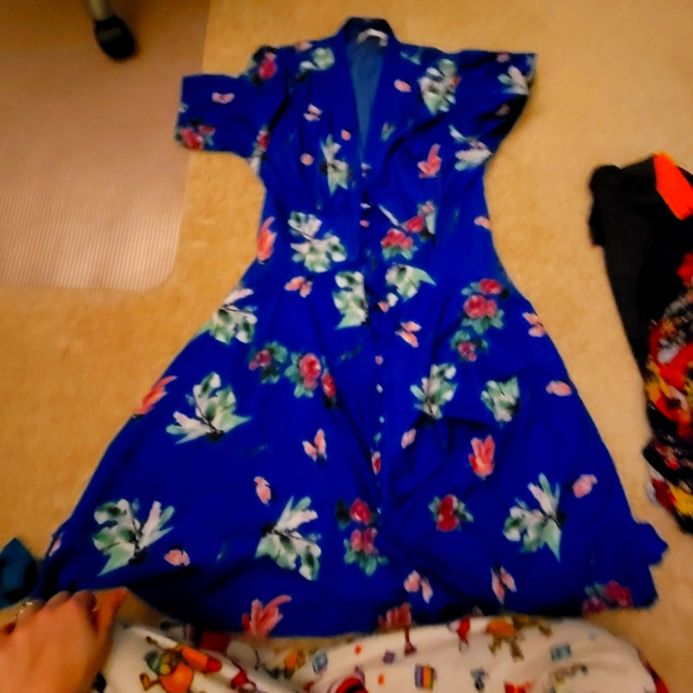 Button up dress